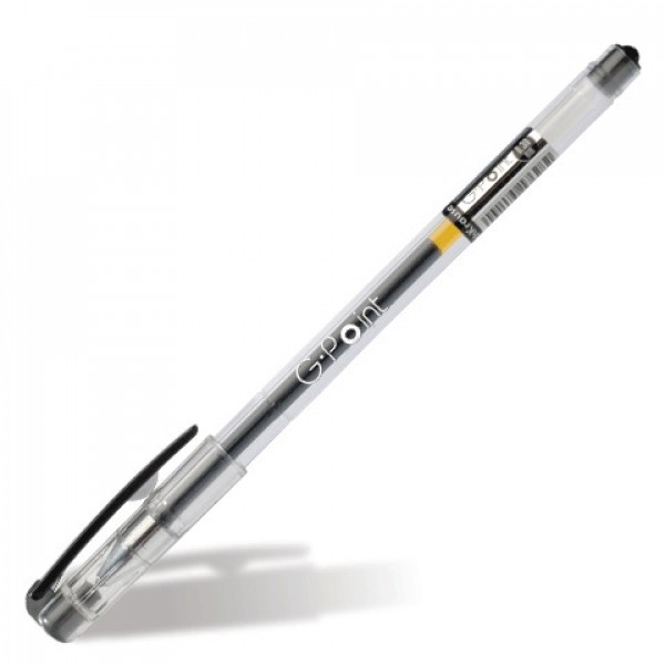 Ручка гелевая ERICH KRAUSE G-POINT 17628 0.38 прозр корп черная