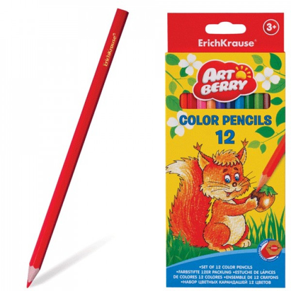 Карандаши 12цв ERICH KRAUSE 32482 Artberry Premium шестигранные