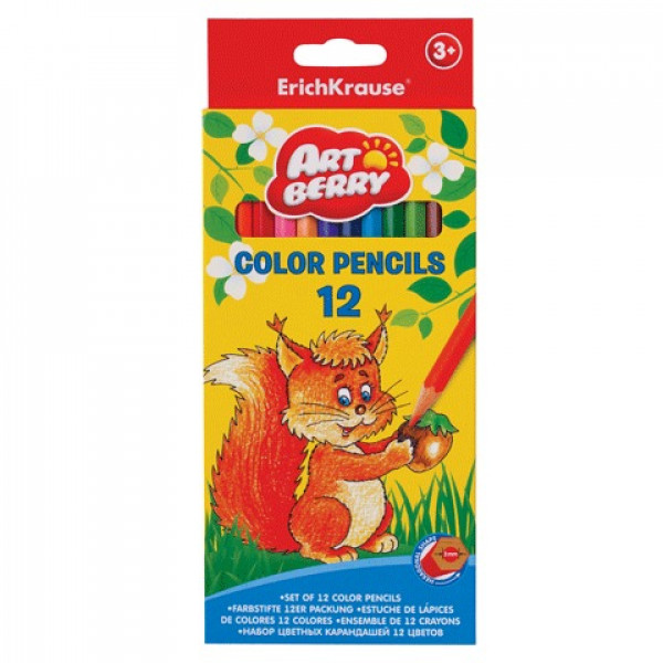 Карандаши 12цв ERICH KRAUSE 32482 Artberry Premium шестигранные