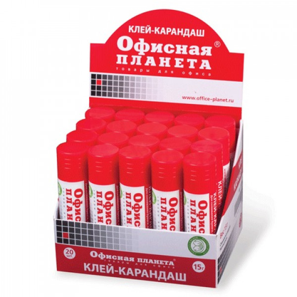 Клей-карандаш 15гр ОФИСНАЯ ПЛАНЕТА 222013