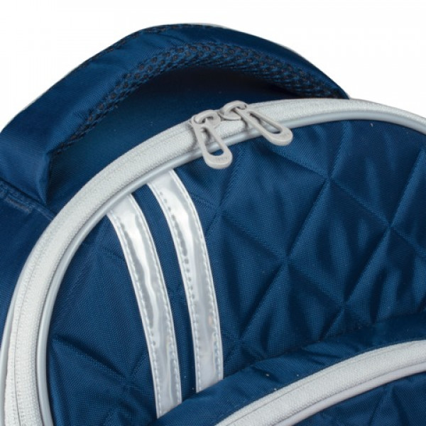 Рюкзак с ортопедической спинкой TIGER FAMILY (ТАЙГЕР) Полосы, темно-синий, 19 л, 39х31х22 см, 31101A