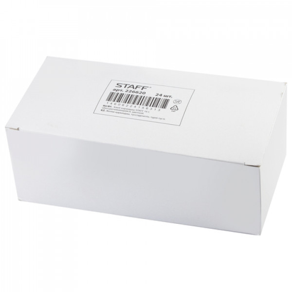 Клей-карандаш PVA 16гр STAFF 226620 цветной (исчезающий цвет)