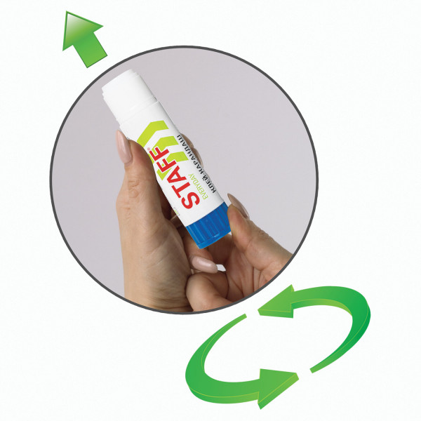 Клей-карандаш PVA 40гр STAFF EVERYDAY 228665