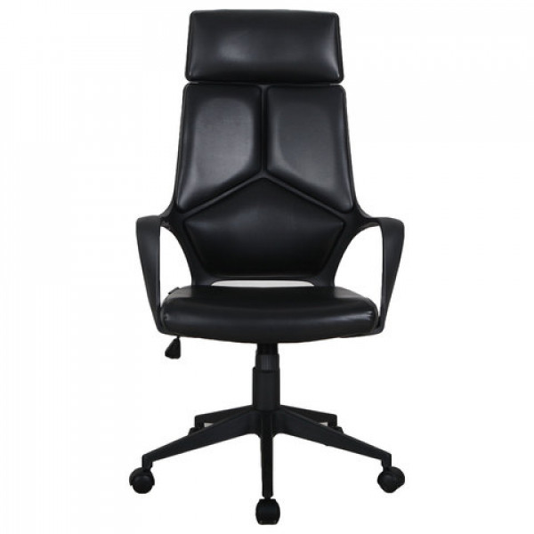 Кресло офисное BRABIX Prime EX-515, экокожа, черное, 531569