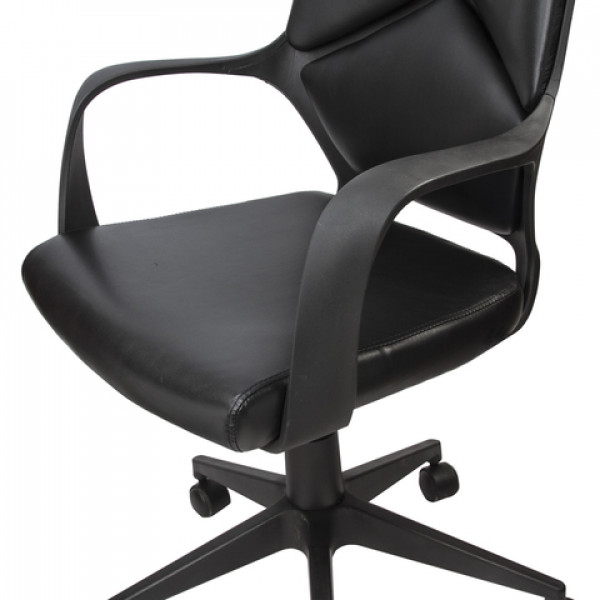 Кресло офисное BRABIX Prime EX-515, экокожа, черное, 531569