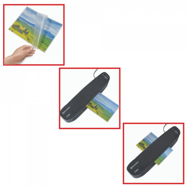 Пленка для ламинирования BRAUBERG, комплект 100 шт., для формата А6, 100 мкм, 531785